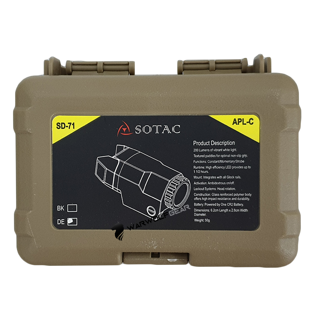 Inforce APLc Weapon Light TAN - 5
