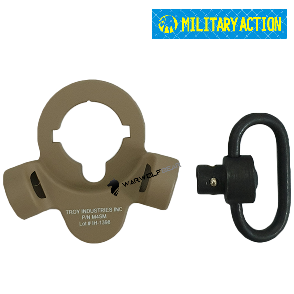 MA Troy Style QD Sling Swivel AEG TAN - 1