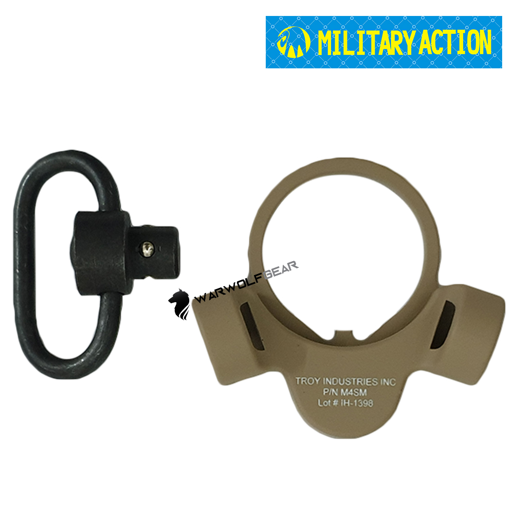MA Troy Style QD Sling Swivel GBB TAN - 1