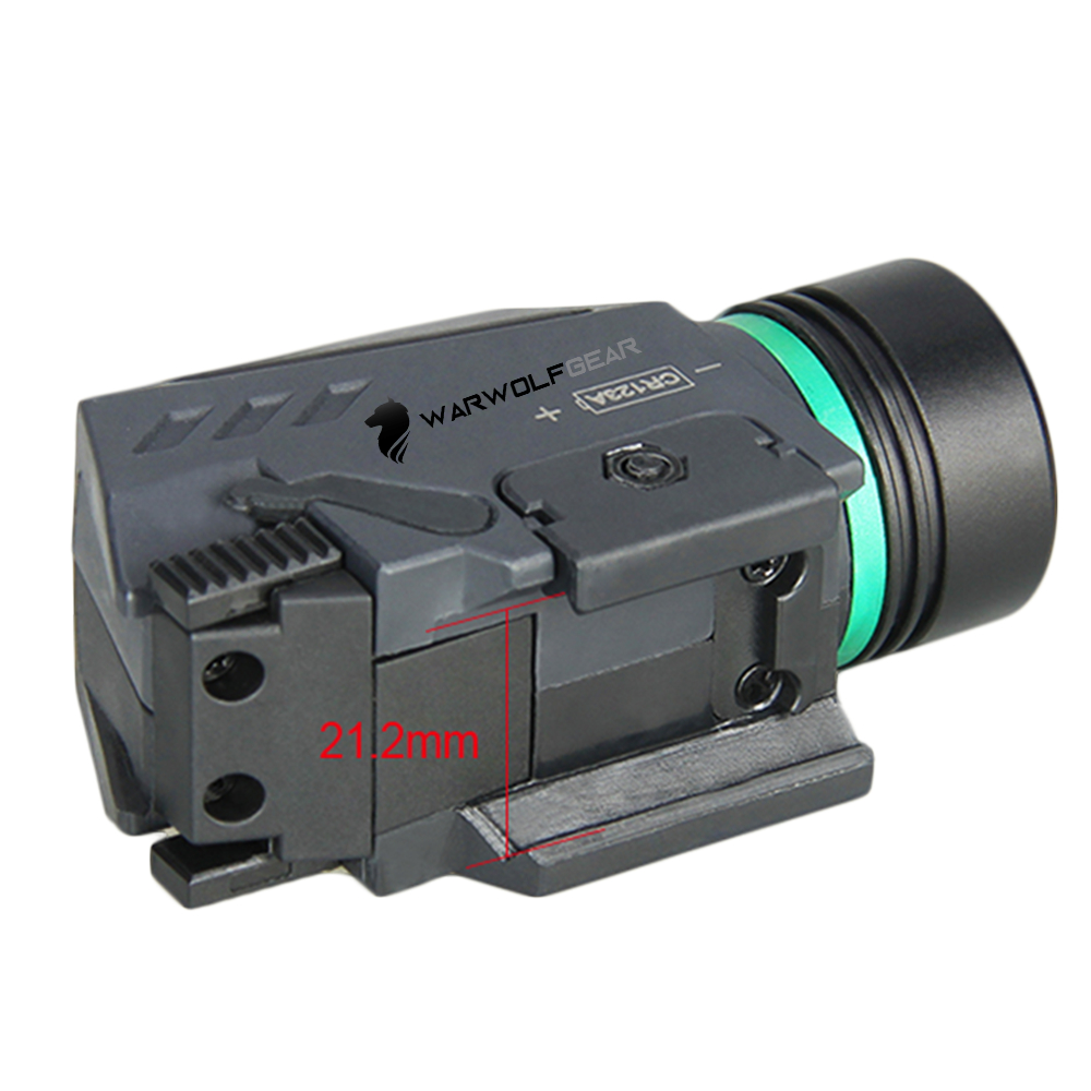 Tactical Flashlight with Green Lasser - 4
