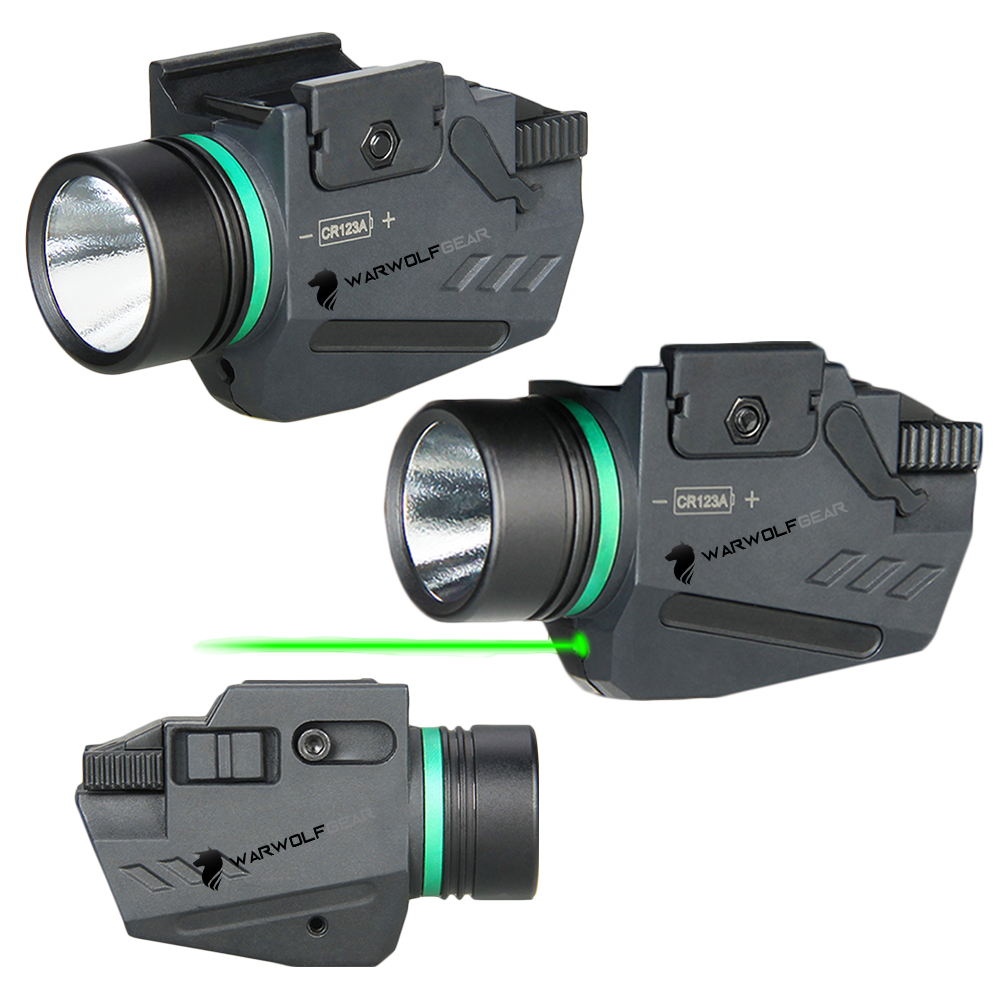Tactical Flashlight with Green Lasser